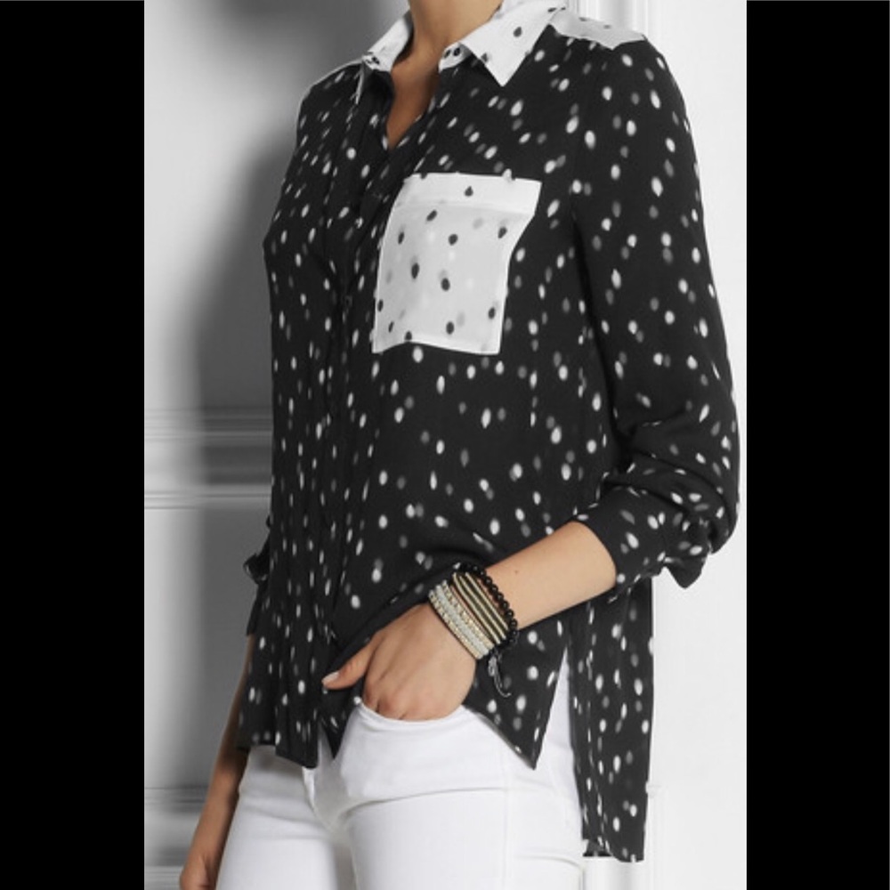 Proenza Schouler Printed Silk Shirt $628